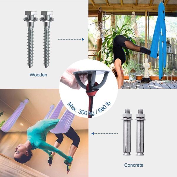 Wall Mount Bracket for TRX & Yoga - Image 4