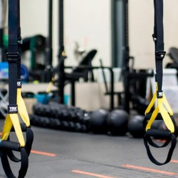 upper body workout using trx training equipment