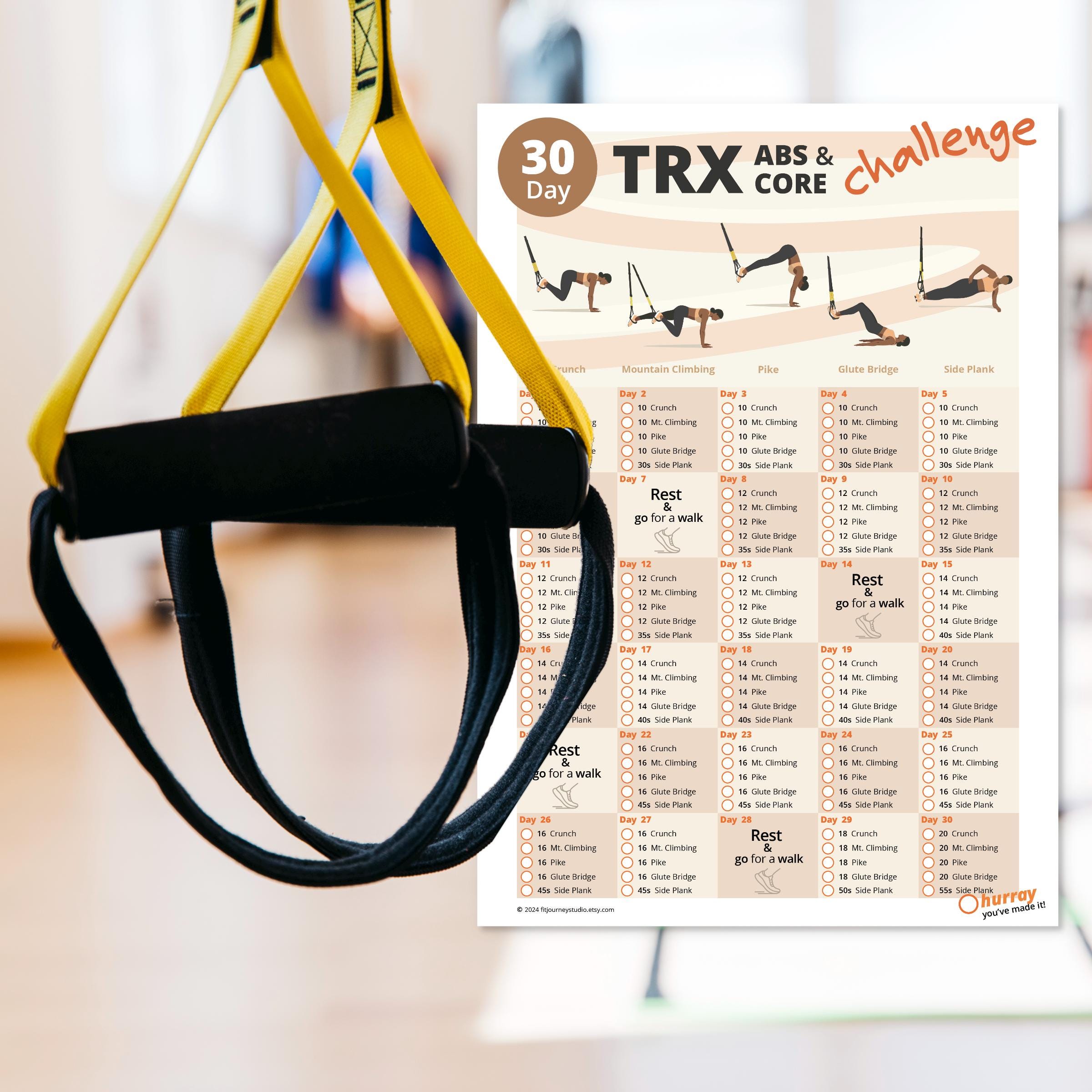 30-Day TRX Challenge Bundle: Full Body Suspension Workout Plans (PDF) - Image 10