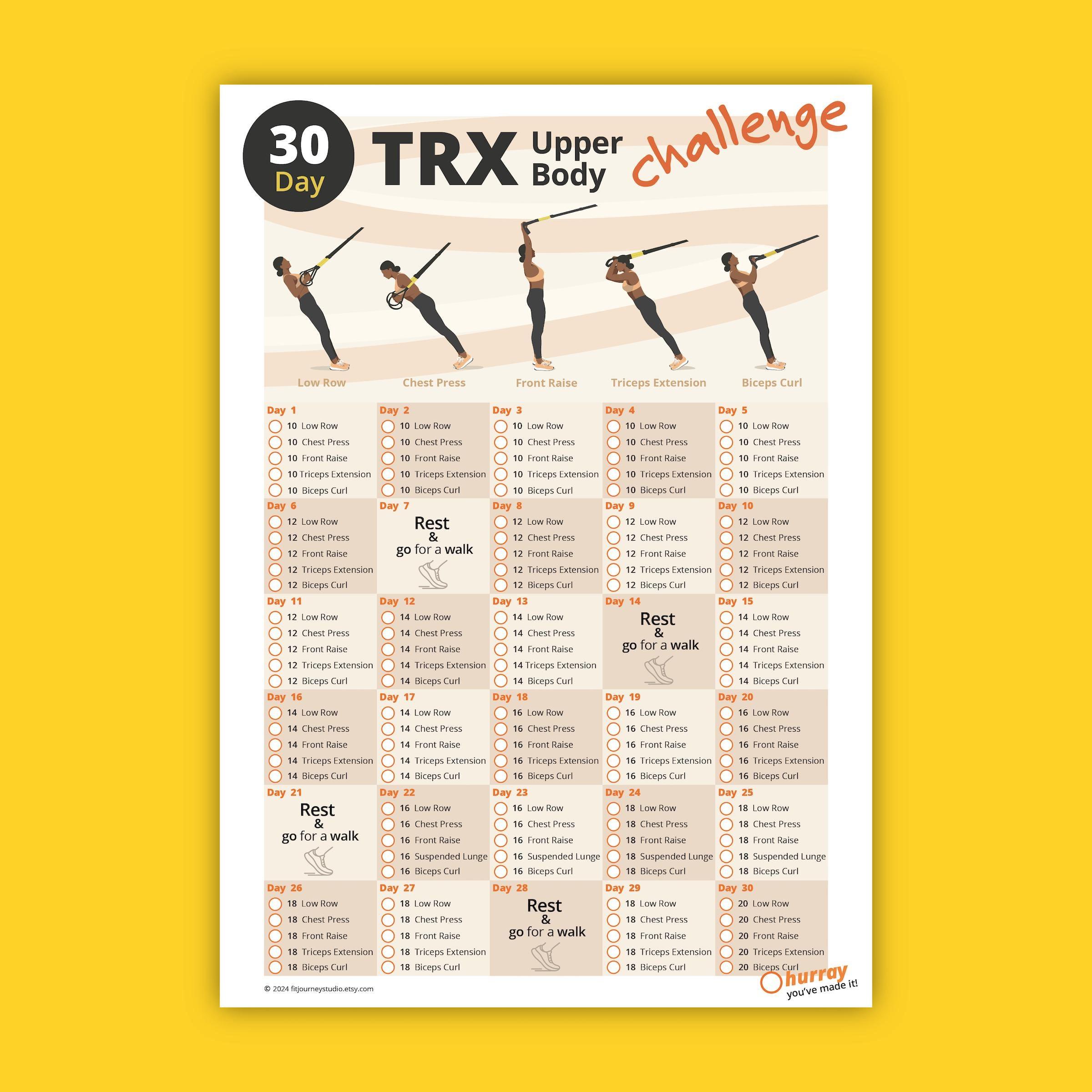 30-Day TRX Challenge Bundle: Full Body Suspension Workout Plans (PDF) - Image 4