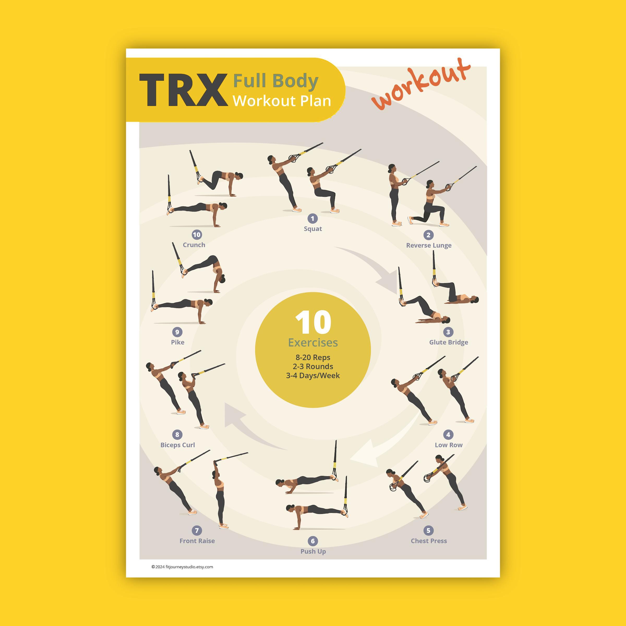 TRX Workout Plan Bundle: Full Body Suspension Training (PDF) - Image 7