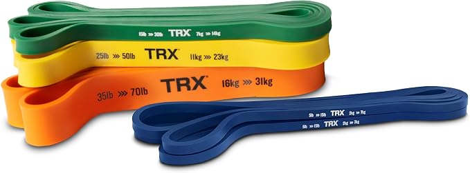 TRX Training Strength Band 4-Pack Bundle (5-70 lb)