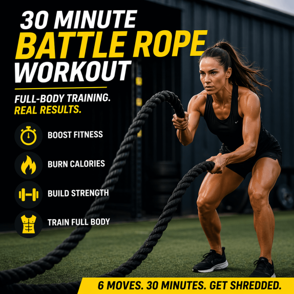 30 MINUTE BATTLE ROPE